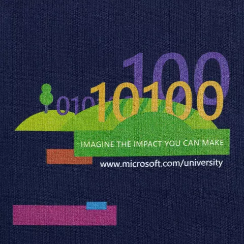 Прямая печать на ткани: Холщовая сумка Basic 105 — пример нанесения логотипа