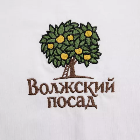 Вышивка: Футболка женская Imperial Women 190 — пример нанесения логотипа