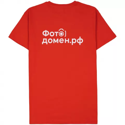DTF-печать: Футболка унисекс T-Bolka 160 — пример нанесения логотипа