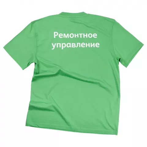 Шелкография: Футболка унисекс T-Bolka 160 — пример нанесения логотипа