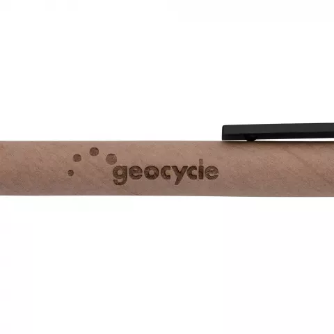 Лазерная гравировка: Блокнот на кольцах Eco Note с ручкой — пример нанесения логотипа