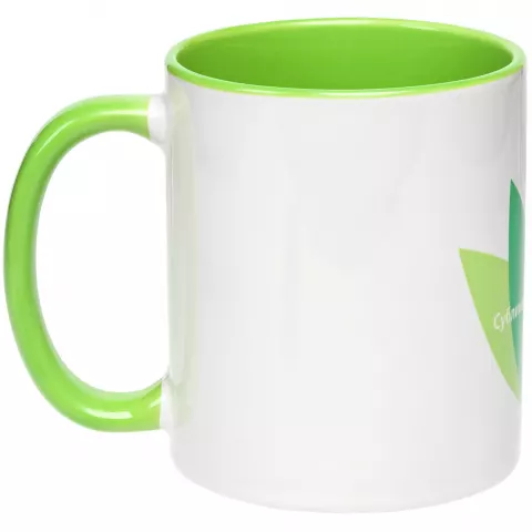 Сублимация: Кружка Promo Plus для сублимационной печати — пример нанесения логотипа