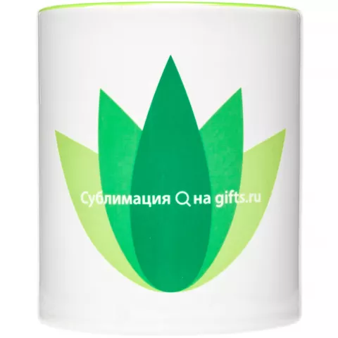 Сублимация: Кружка Promo Plus для сублимационной печати — пример нанесения логотипа