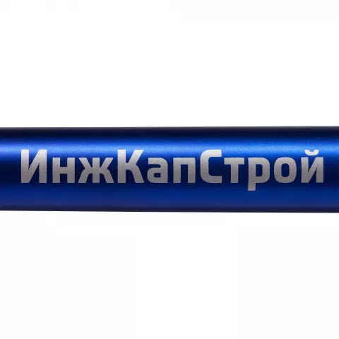 Тампопечать: Ручка шариковая Pin Silver — пример нанесения логотипа