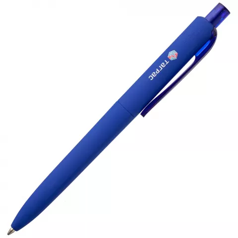 УФ-печать: Ручка шариковая Prodir DS8 PRR-T Soft Touch — пример нанесения логотипа