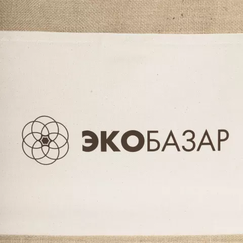 Шелкография: Холщовая сумка Fiona — пример нанесения логотипа