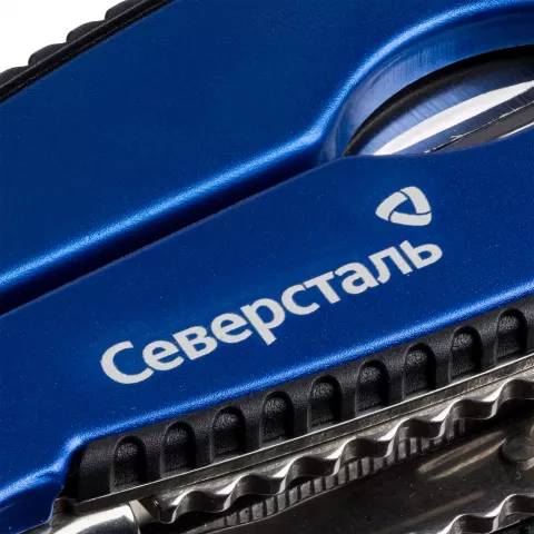 Лазерная гравировка: Мультитул Scout — пример нанесения логотипа