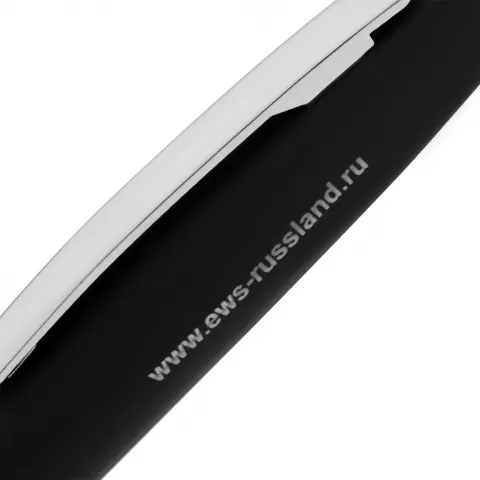 Лазерная гравировка: Ручка шариковая Bolt Soft Touch — пример нанесения логотипа