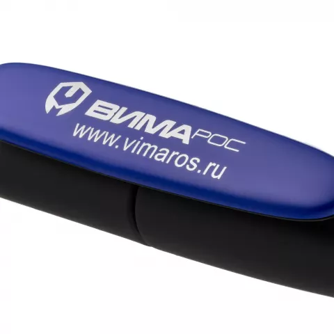 Тампопечать: Ручка шариковая Prodir DS5 TRR-P Soft Touch — пример нанесения логотипа