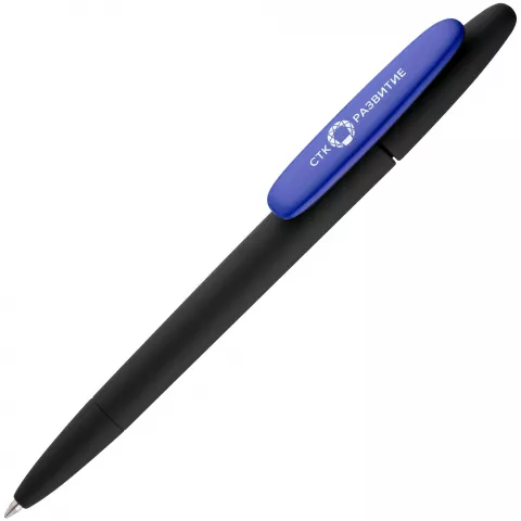 УФ-печать: Ручка шариковая Prodir DS5 TRR-P Soft Touch — пример нанесения логотипа