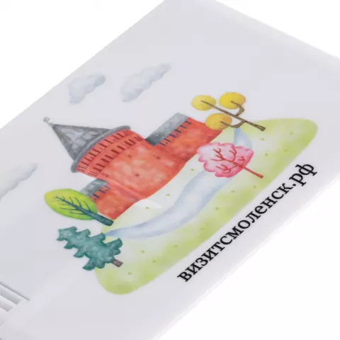 УФ-печать: Флешка Card — пример нанесения логотипа