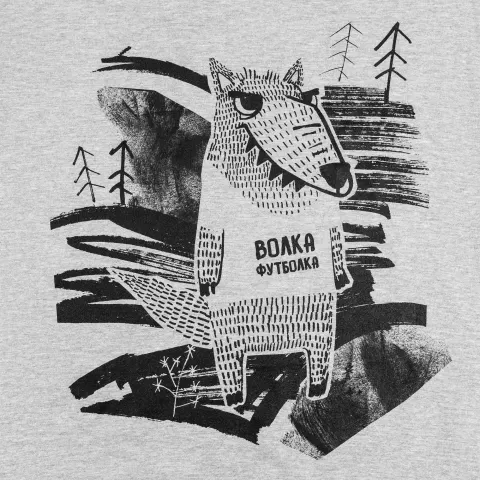 Прямая печать на ткани: Футболка мужская E150 — пример нанесения логотипа