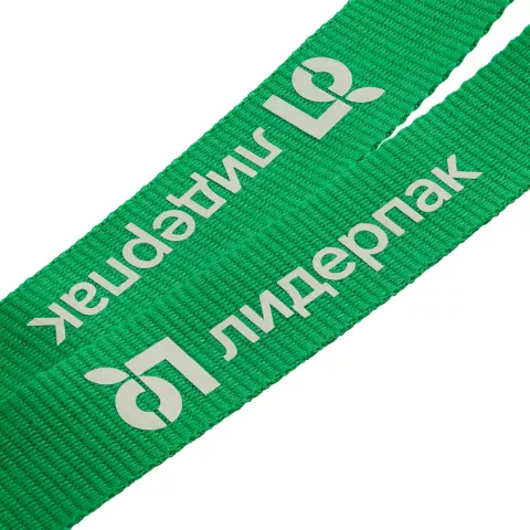 Шелкография: Лента для бейджа Neckband — пример нанесения логотипа