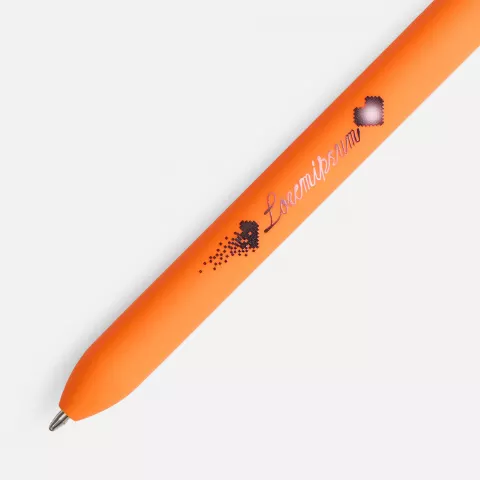 УФ-печать: Ручка шариковая Swiper Soft Touch — пример нанесения логотипа