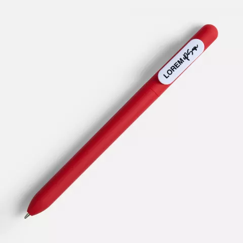 Тампопечать: Ручка шариковая Swiper Soft Touch — пример нанесения логотипа