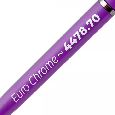 УФ-печать: Ручка шариковая Euro Chrome — пример нанесения логотипа