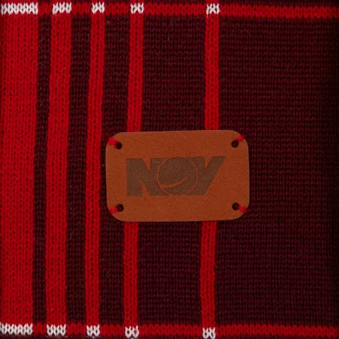 Тиснение: Лейбл Eta Nubuck — пример нанесения логотипа