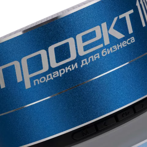Круговая гравировка: Беспроводная колонка Easy — пример нанесения логотипа