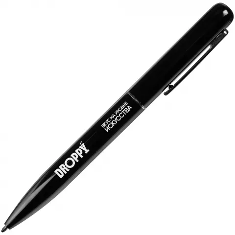 Тампопечать: Ручка шариковая Scribo — пример нанесения логотипа