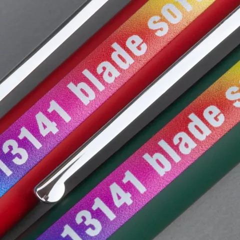 УФ-печать: Ручка шариковая Blade Soft Touch — пример нанесения логотипа