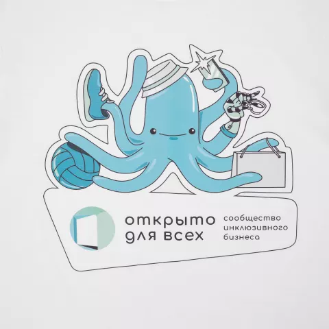 DTF-печать: Футболка унисекс E150 Inspire (Organic) — пример нанесения логотипа