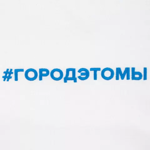 Вышивка: Свитшот унисекс Set In — пример нанесения логотипа