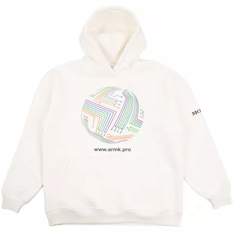 Прямая печать на ткани: Худи Kulonga Oversize — пример нанесения логотипа