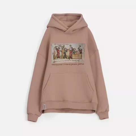 DTF-печать: Худи Kulonga Oversize — пример нанесения логотипа