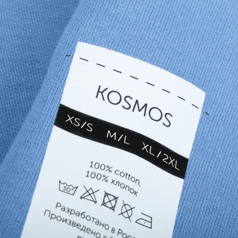 DTF-печать: Футболка оверсайз унисекс Kosmos 2.0 — пример нанесения логотипа