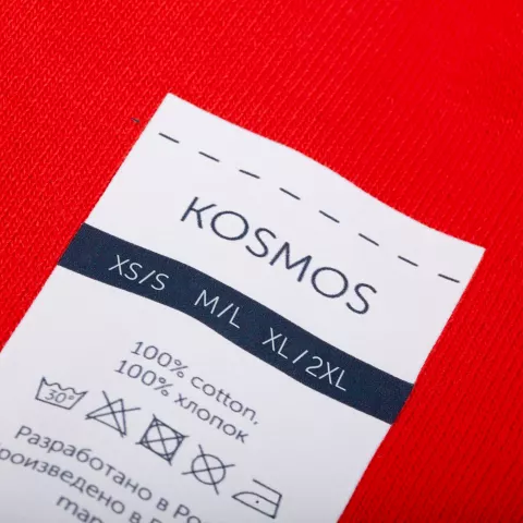 DTF-печать: Свитшот унисекс Kosmos 2.0 — пример нанесения логотипа