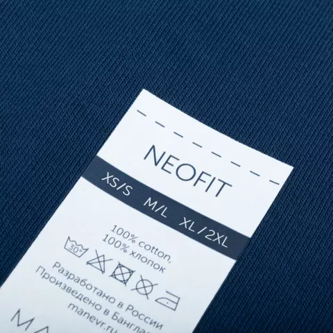 DTF-печать: Свитшот Neofit — пример нанесения логотипа