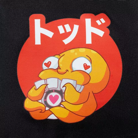 DTF-печать: Рюкзак Patch Catcher с карманом из липучки — пример нанесения логотипа