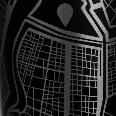 Круговая гравировка: Термостакан с ситечком No Leak Infuser — пример нанесения логотипа