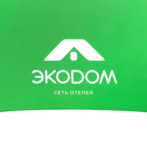 Шелкография: Зонт-трость Promo — пример нанесения логотипа