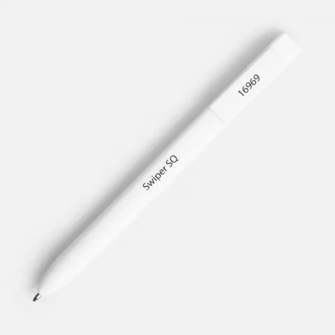 Тампопечать: Ручка шариковая Swiper SQ Soft Touch — пример нанесения логотипа