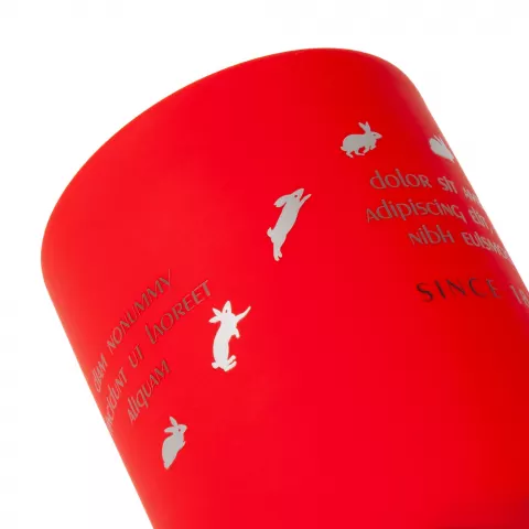 Деколь: Кружка Promo Soft с покрытием софт-тач — пример нанесения логотипа