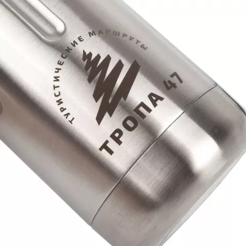 Лазерная гравировка: Термос для еды Jerrycan 470 — пример нанесения логотипа