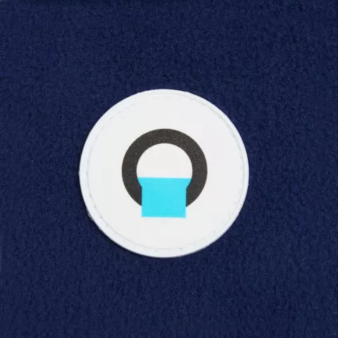 УФ-печать: Лейбл из ПВХ Dzeta Round — пример нанесения логотипа