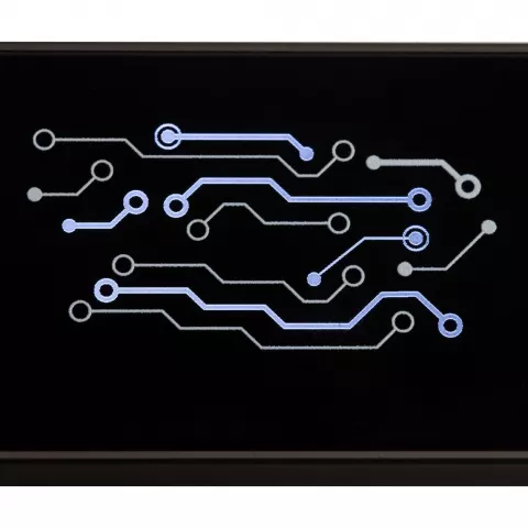 Лазерная гравировка: Внешний SSD диск Drop Light — пример нанесения логотипа