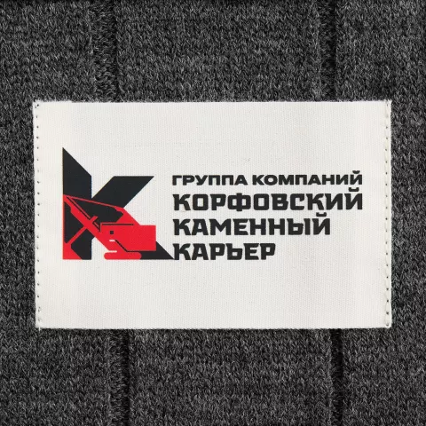 DTF-печать: Лейбл хлопковый Doni — пример нанесения логотипа