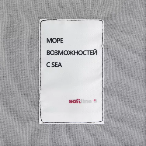 Сублимация: Футболка унисекс оверсайз Street Vibes — пример нанесения логотипа
