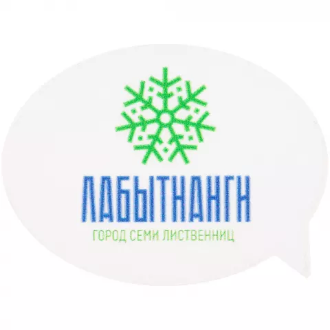 DTF-печать: Наклейка тканевая Lunga Bubble — пример нанесения логотипа