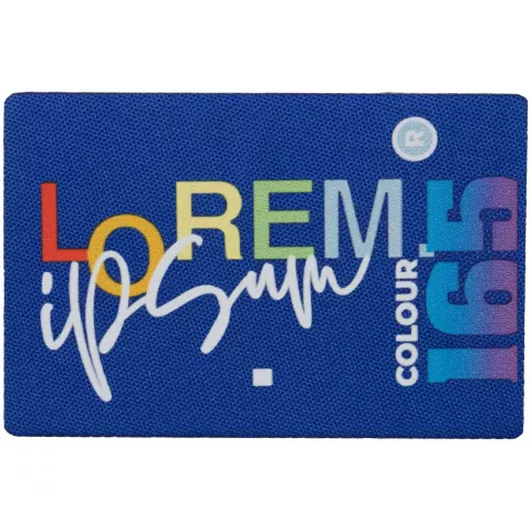 DTF-печать: Наклейка тканевая Lunga — пример нанесения логотипа