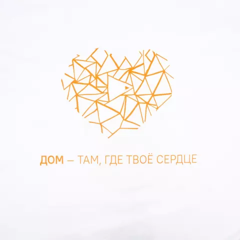 DTF-печать: Футболка унисекс для сублимации Paint Tee — пример нанесения логотипа