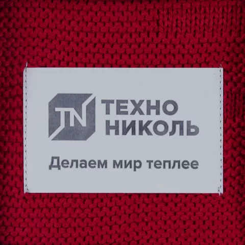 Тиснение: Лейбл Listra Soft Touch — пример нанесения логотипа