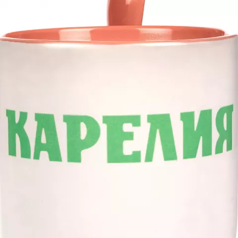 Сублимация: Кружка-хамелеон Melty с ложкой — пример нанесения логотипа