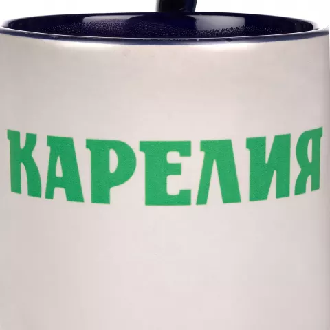 Сублимация: Кружка-хамелеон Melty с ложкой — пример нанесения логотипа