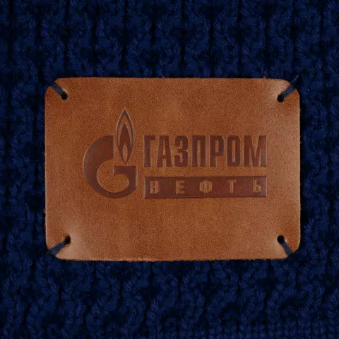 Тиснение: Лейбл кожаный Beta — пример нанесения логотипа