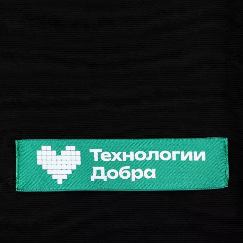 DTF-печать: Футболка оверсайз Vozduh 2.0 — пример нанесения логотипа