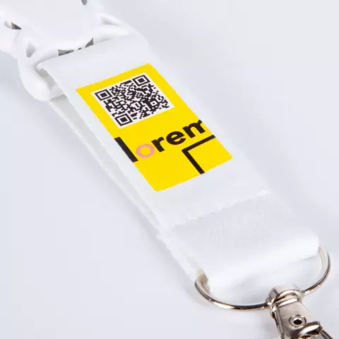 DTF-печать: Лента Safe Lock — пример нанесения логотипа